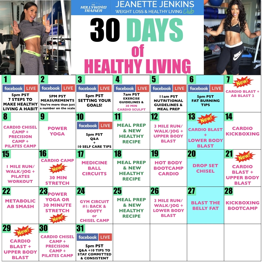 30 Day Inner Thigh Challenge Calendar  Calendar with Blogilates Thigh Challenge