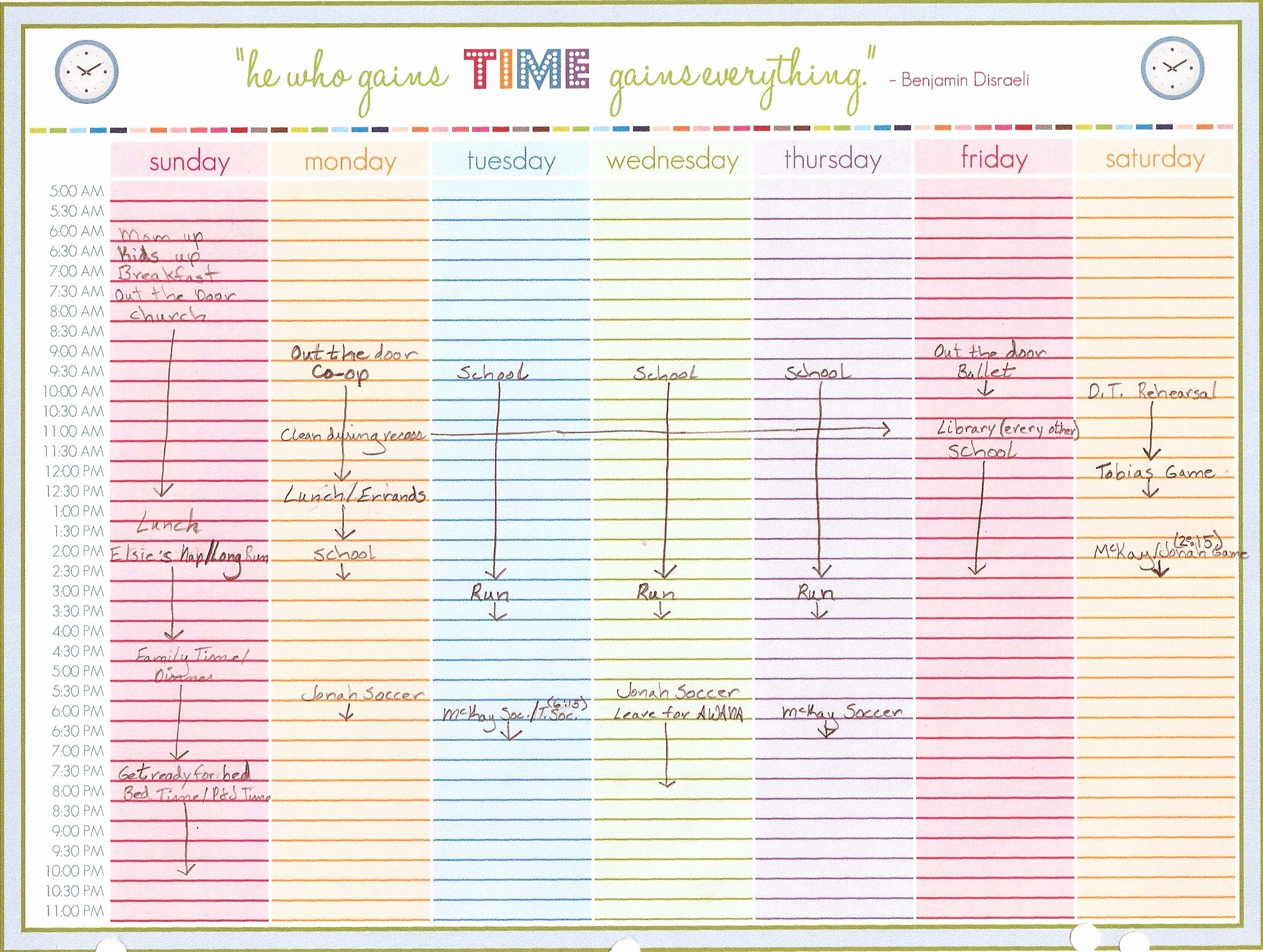 45 Daily Planner With Time Slots | Ufreeonline Template throughout Weekly Planner With Time Slots Template