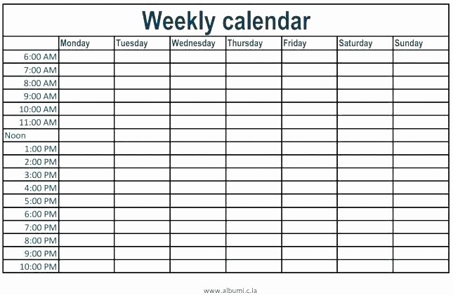 45 Daily Planner With Time Slots | Ufreeonline Template within Weekly Planner With Time Slots Template
