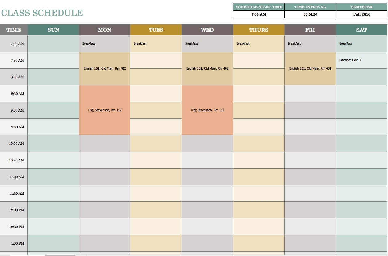 5 Day Weekly Timetable Blank 6 Periods | Calendar Template within Blank Calendar 5 Day Week