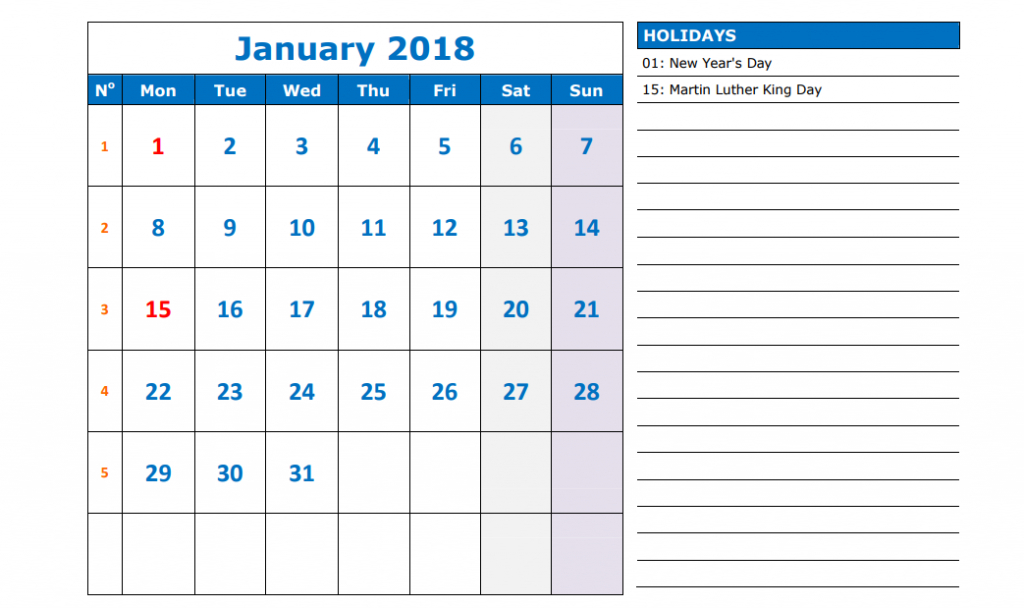 50+ Calendar 2018 Templates  Printable, Word, Pdf, Excel intended for Quarterly Calendar Excel