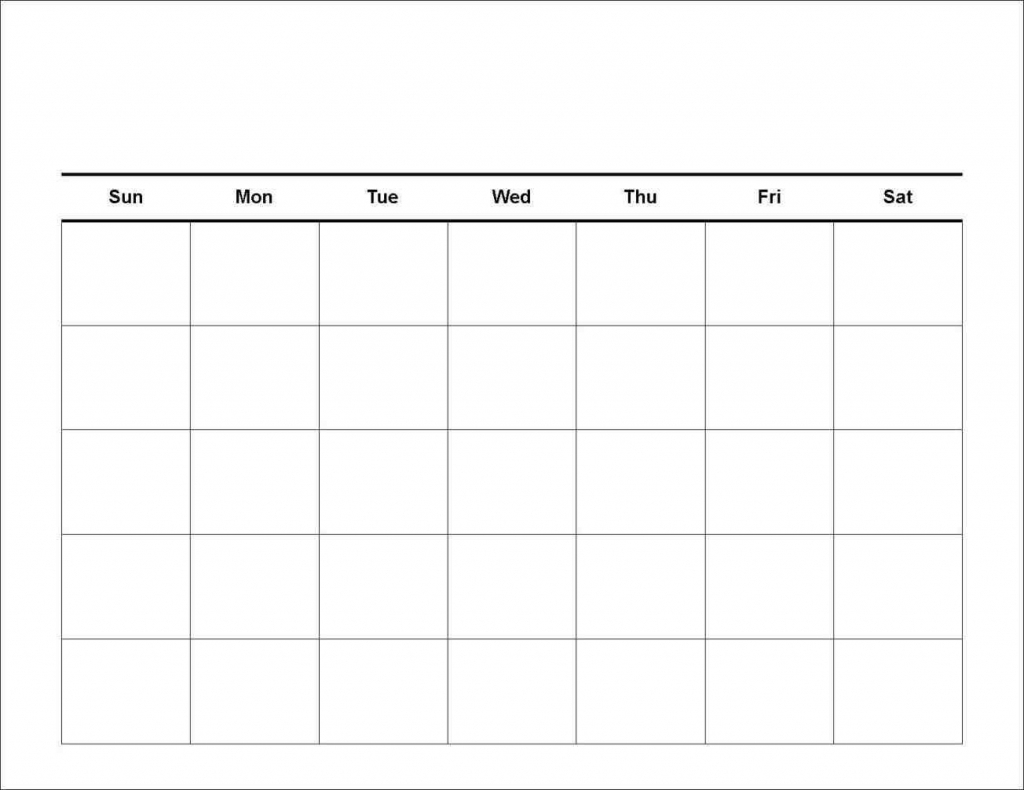 7 Day Printable Calander  Calendar Template 2020 throughout 7 Day Calendar Template