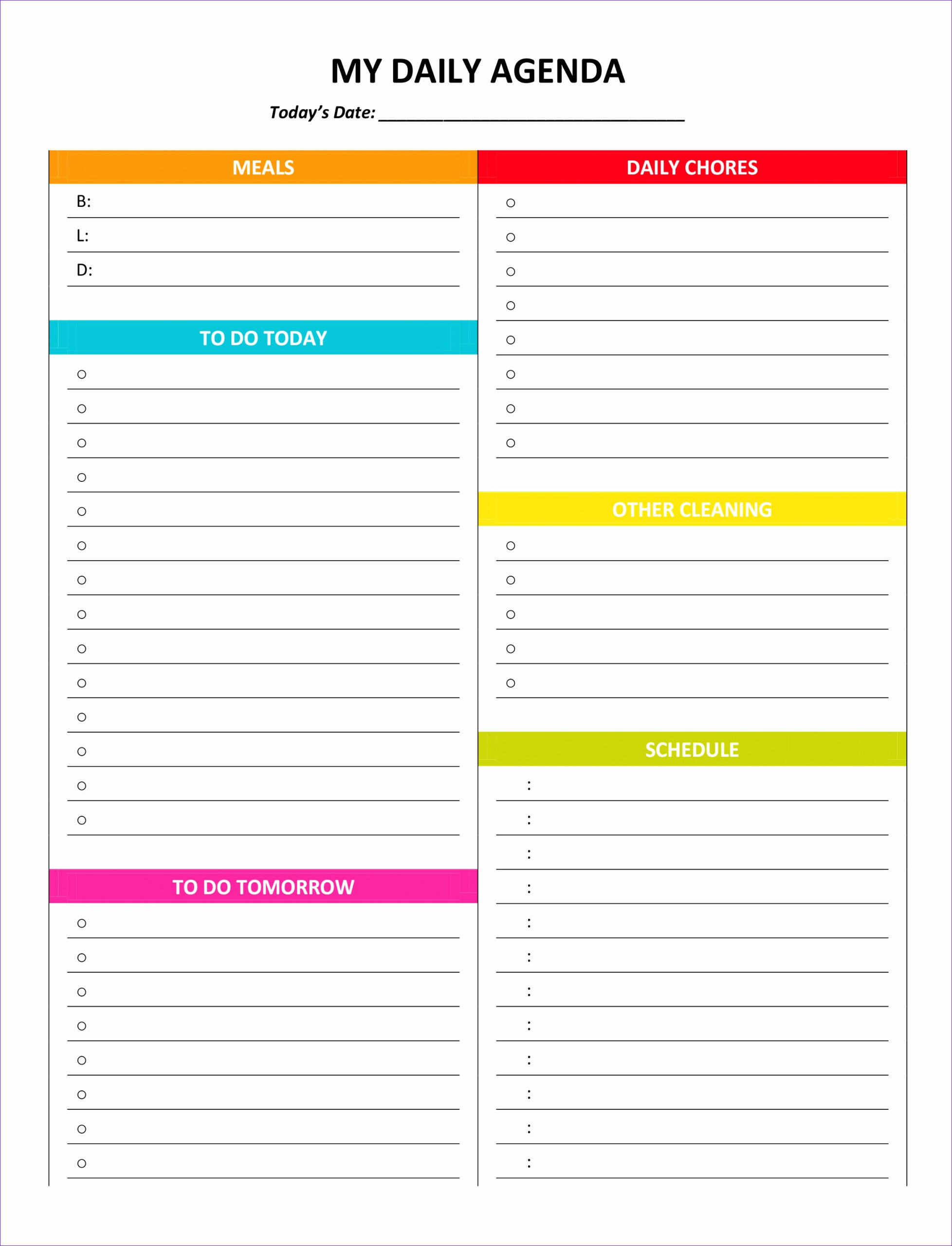 8 100 Day Plan Template Excel  Excel Templates  Excel for Excel Day Planner