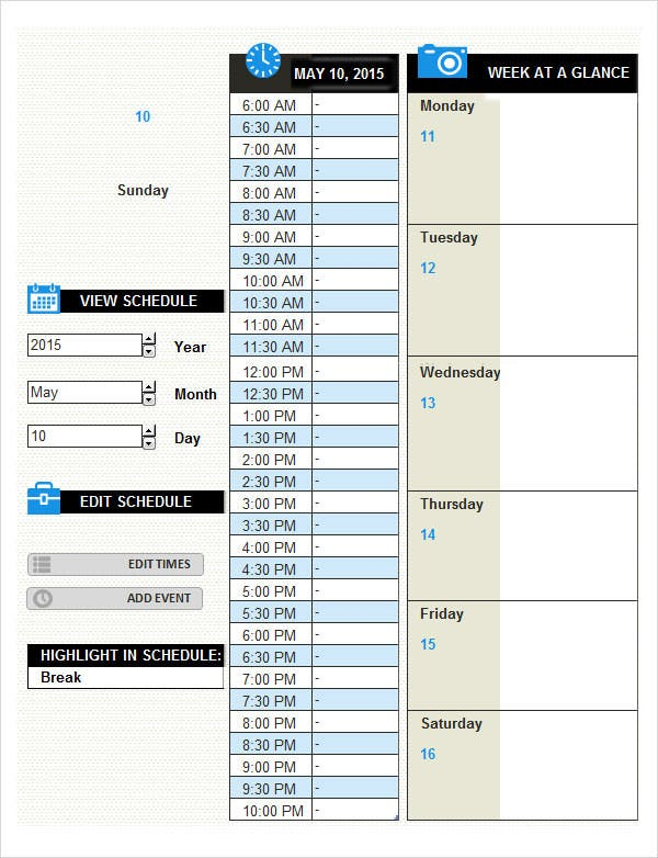 Activity Log Template  12+ Free Word, Excel, Pdf regarding Time And Action Calendar Excel