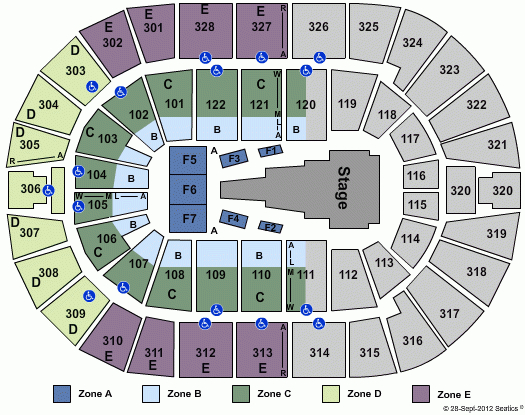Batman Live Tulsa Tickets  Cheap Batman Live Tickets inside Bok Center Seating Chart Detailed