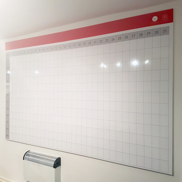 Bespoke And Custom Printed Whiteboards | Logovisual Ltd inside Printed Planner Whiteboards