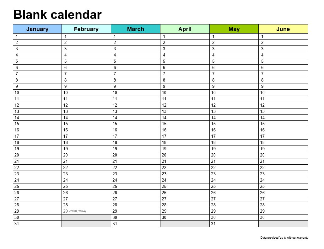 Blank Calendars Landscape Format | 2021Printablecalendar in Blank Monthly Calendar Portrait