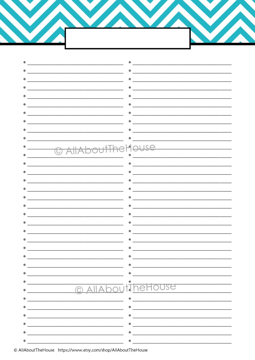 Blank Shopping List Template A4 Editable  Template in Blank Shopping List Template