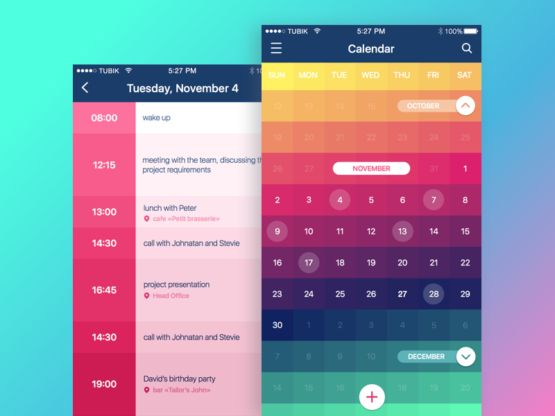 Calendar App By Ludmila Shevchenko For Tubik On Dribbble inside Calendar Icon Material Ui