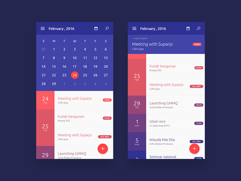 Calendar Apps By Mohammad Hafidz On Dribbble pertaining to Calendar Icon Material Ui