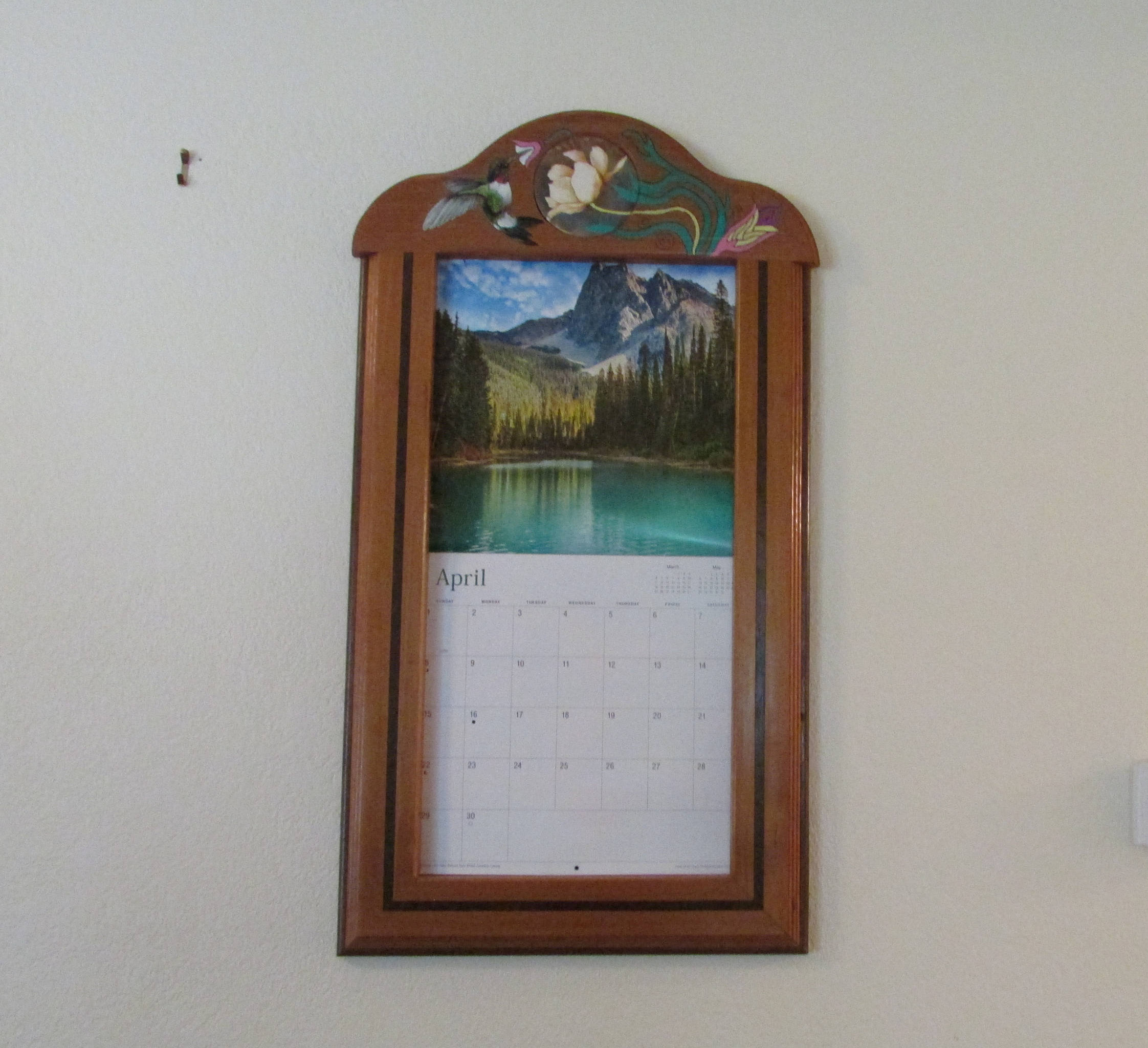 Calendar Frame Calendar Holder Holder For Calendar Framed throughout Calendar Frames And Holders