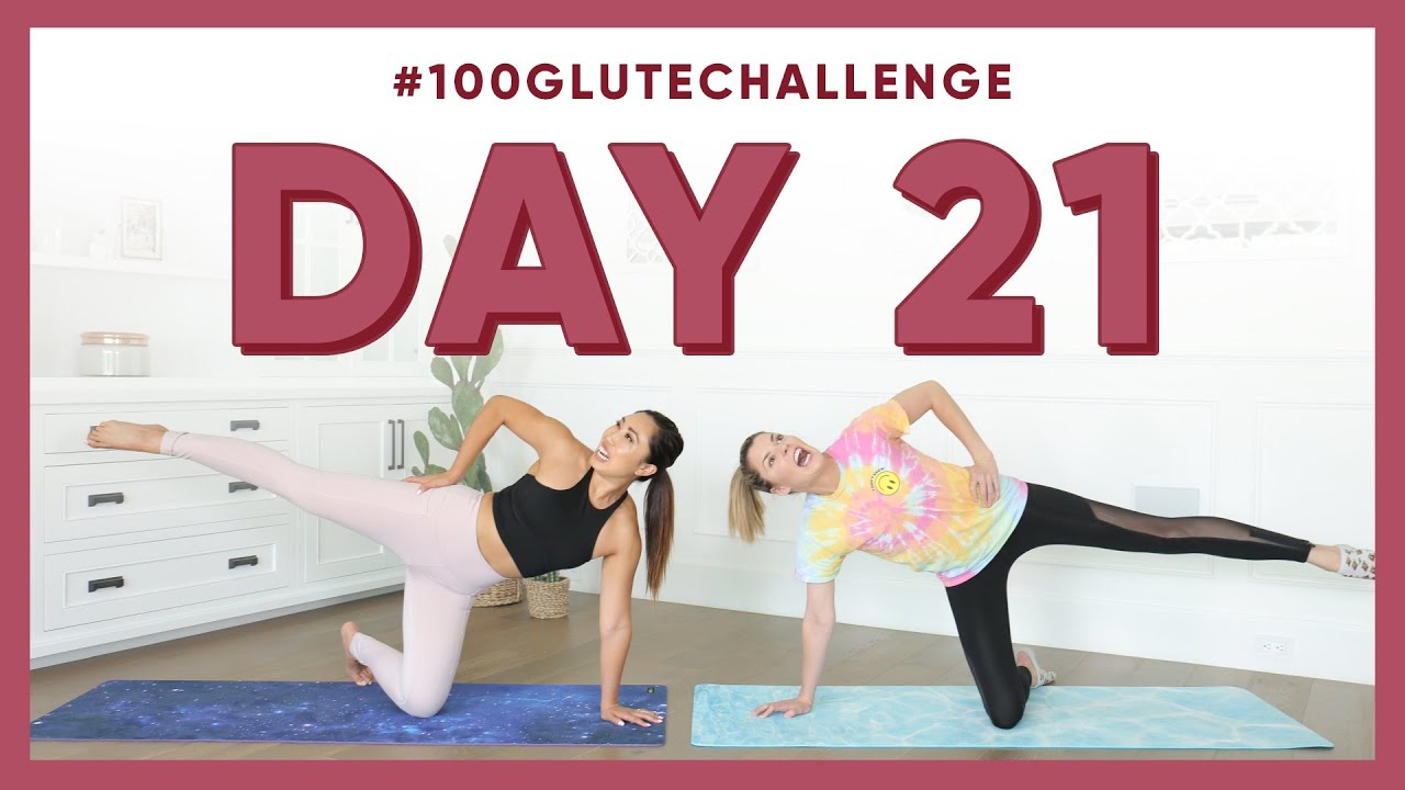 Day 21: Elevated Leg Circles! | 100 Glute Challenge W for Blogilates Thigh Challenge