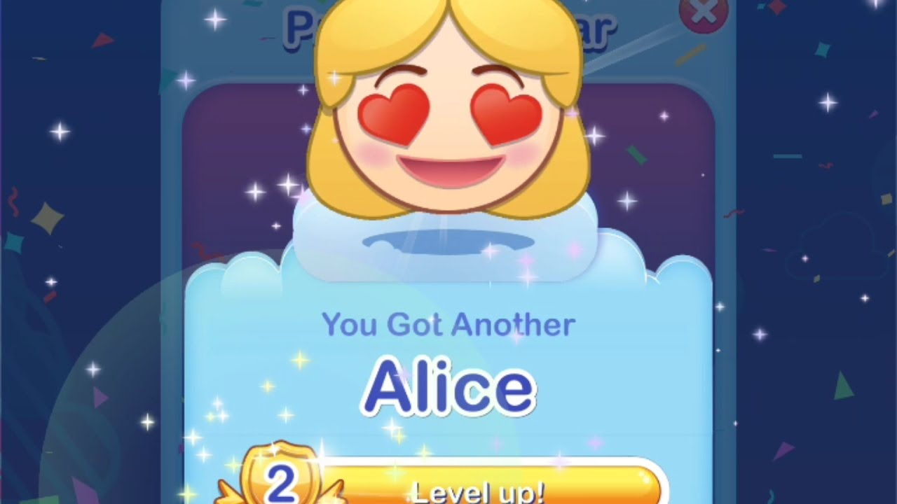 [Disney Emoji Blitz] Alice Emoji Level Up! #39 [Power for Disney Emoji Blitz Calender
