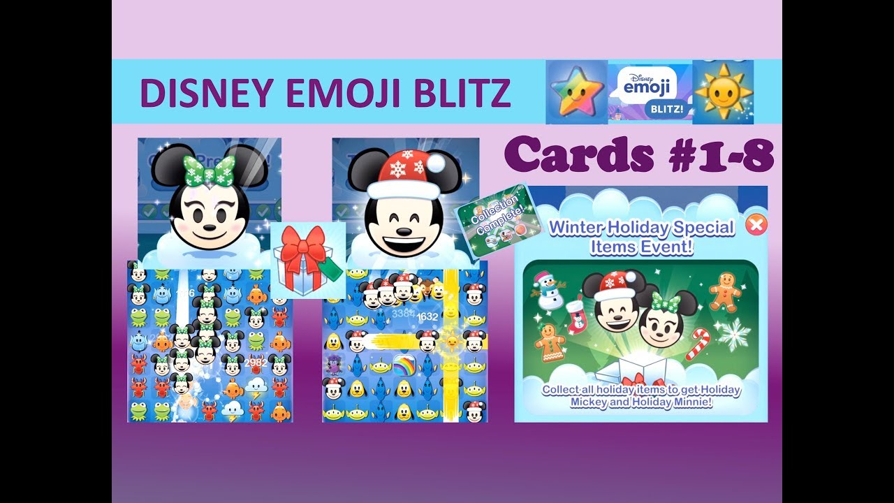 Disney Emoji Blitz Winter Holiday Event Cards 18, Holiday inside Disney Emoji Blitz Event Calendar