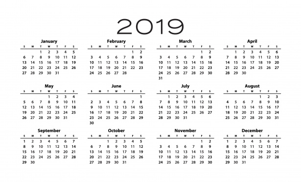 愛されし者 2019 Calendar  ジャジャトメガ throughout Asd Doha Calendar