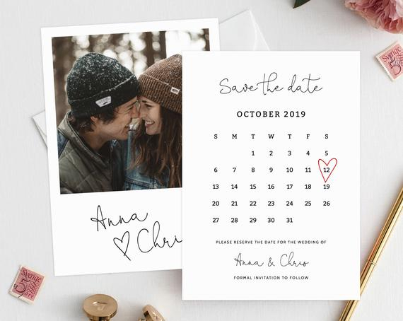 Editable Save The Date Calendar Save The Date Template in Please Save The Date In Your Calendar