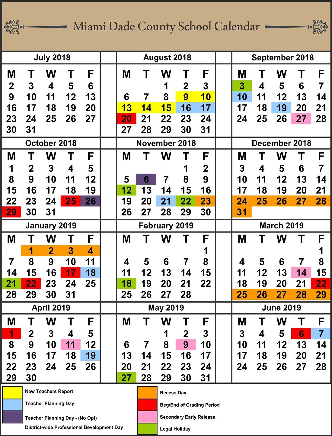 Exceptional School Calendar Leon County In 2020 | School with regard to Pb County School Calendar