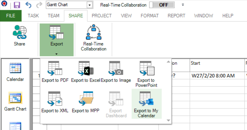 Export To My Calendar  Project Plan 365 within Project 365 Calendar