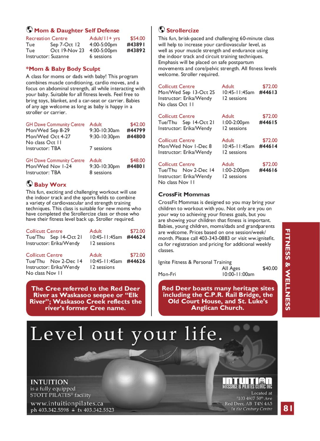 Fall Activity Guide 2010 By The City Of Red Deer  Issuu for Gh Dawe Red Deer