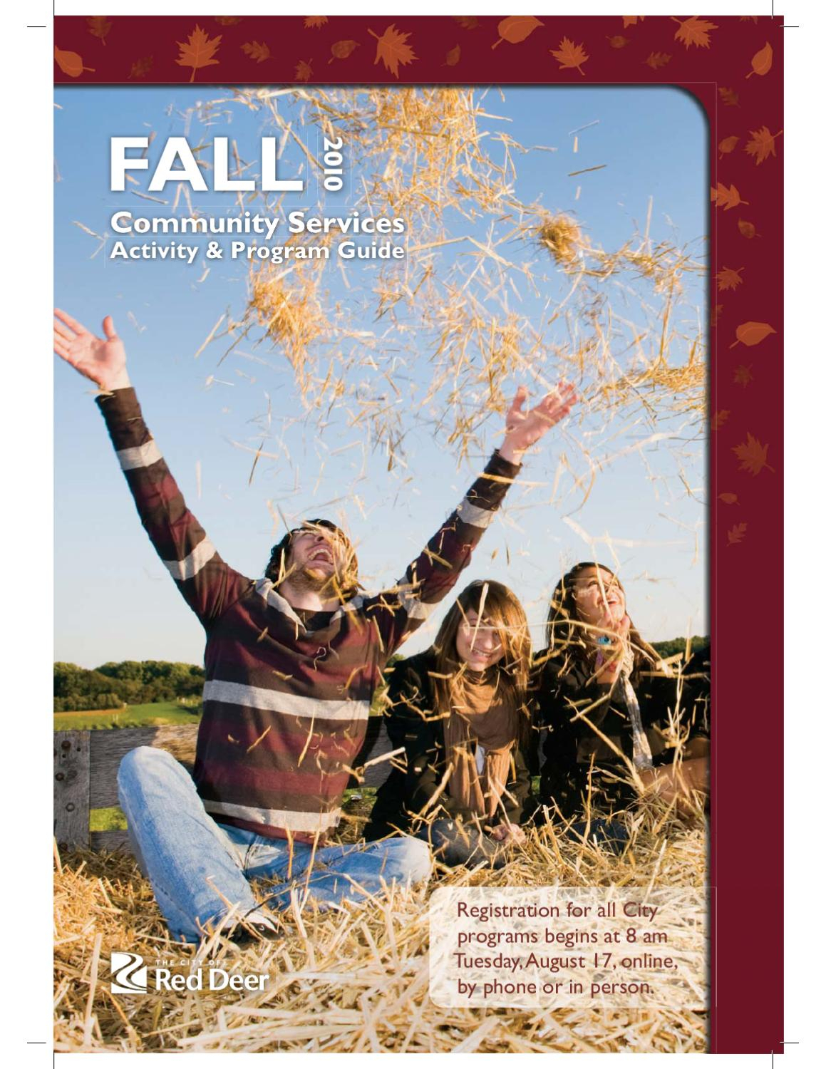 Fall Activity Guide 2010 By The City Of Red Deer  Issuu within Gh Dawe Red Deer