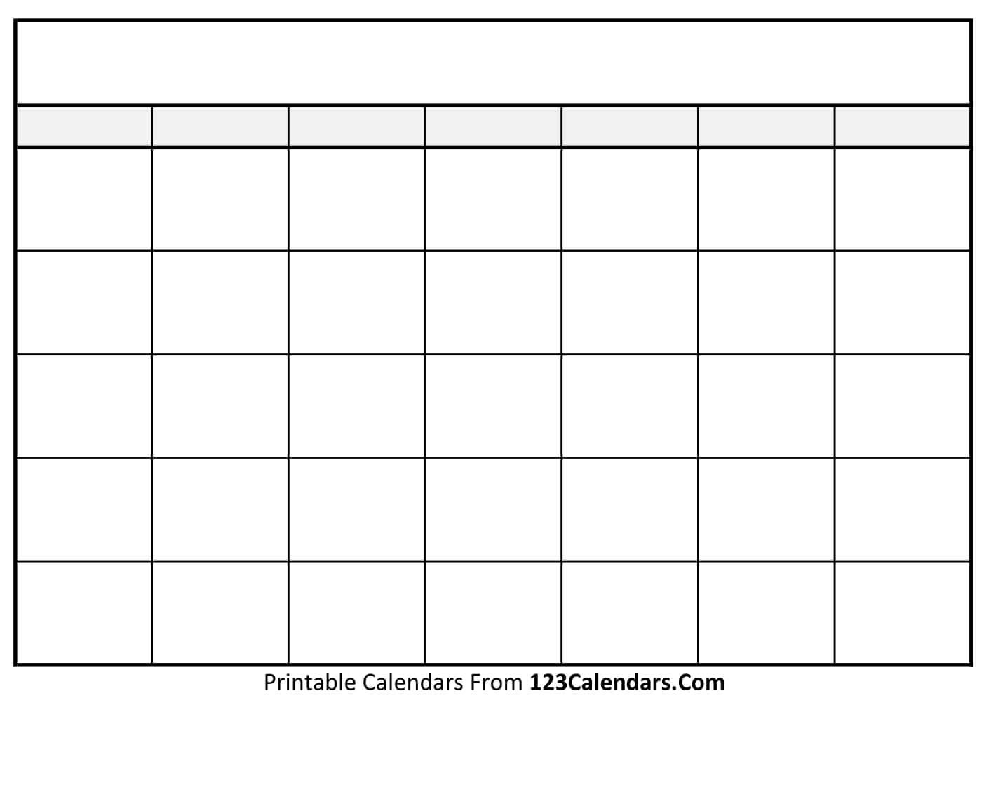 Fill In Printable Calendar Templates | Calendar Template regarding Calendar To Fill In