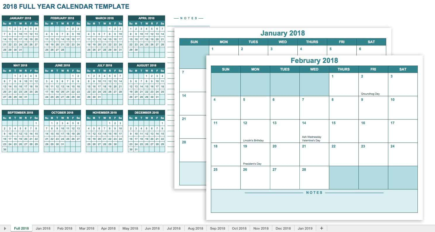Free Excel Calendar Templates with regard to Yearly Event Calendar Template Excel