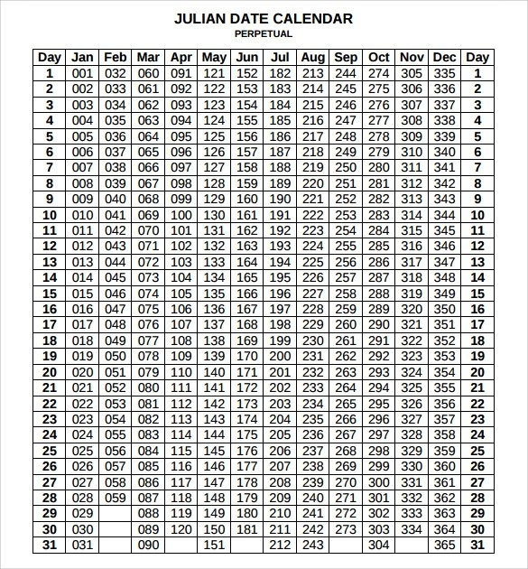 Julian Date Leap Year ⋆ Calendar for Planning