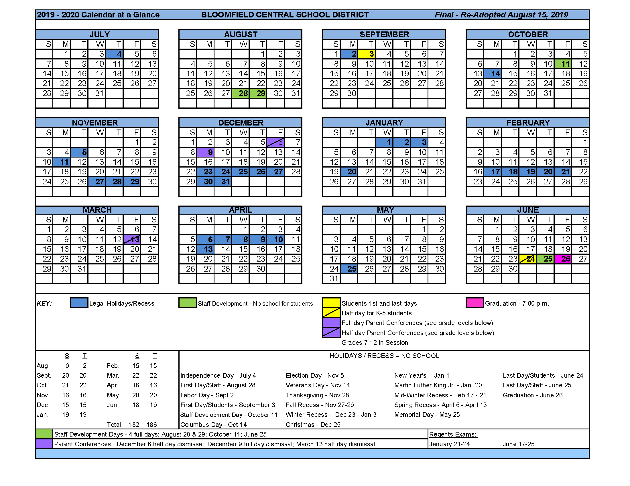 Garnet Valley School District 202120 Instructional throughout Pb County School Calendar