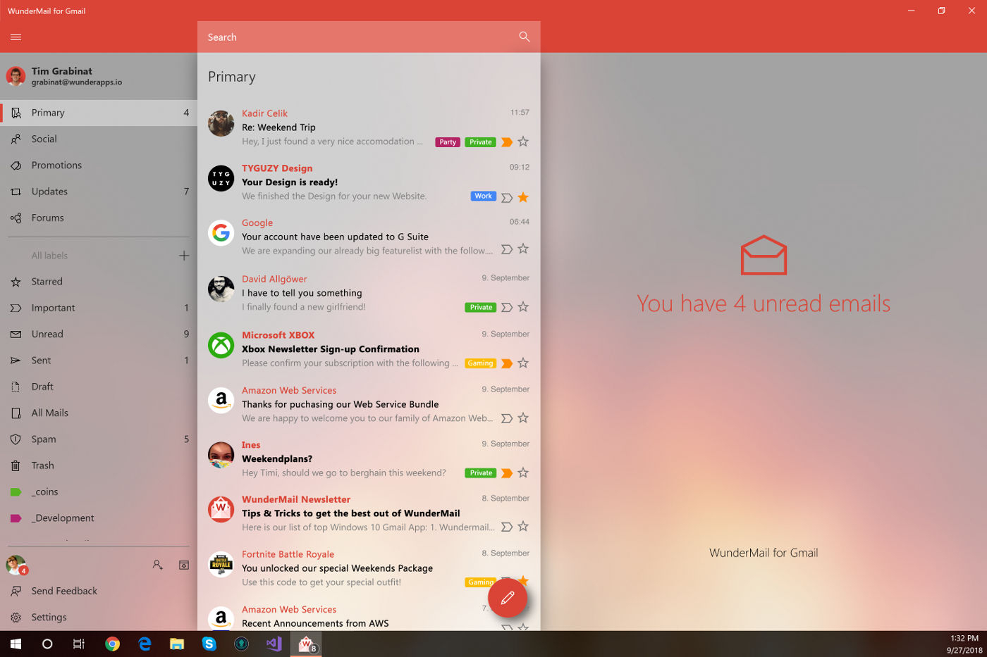 Gmail Icon For Windows 10 At Vectorified | Collection with Google Calendar Taskbar