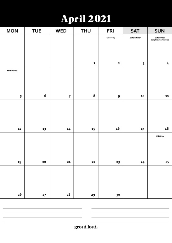 Grotti Lotti 2021 Calendar | A3 Calendar Printed On Semi regarding 3 Month Printed A3 Calendar 2021