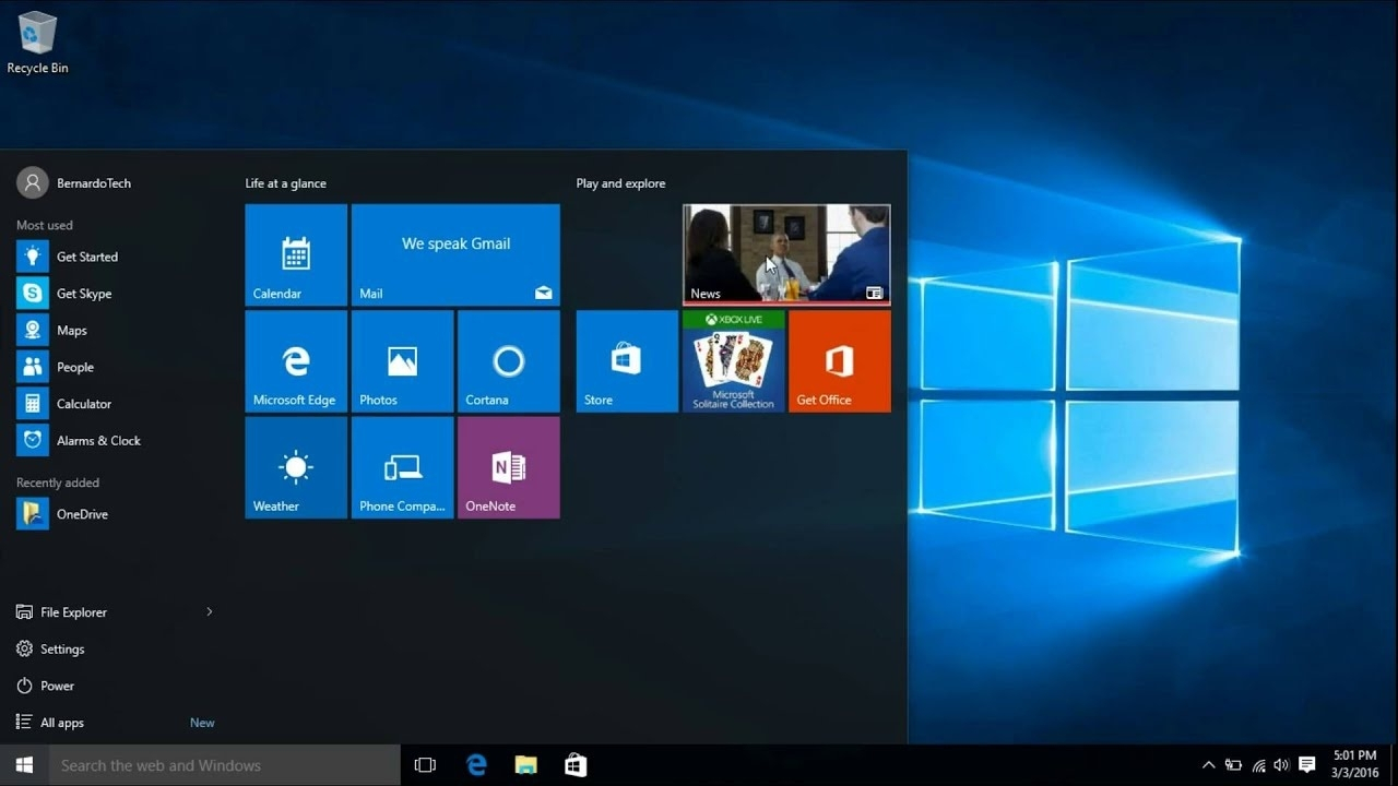 How To Customize Windows 10 Desktop Icons And Start Menu regarding How To Put Calendar On Desktop Windows 10