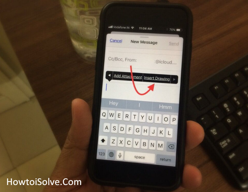 How To Put Or Insert Drawing Into Mail Body In Ios 11 On with regard to Iphone Mail Icon Missing