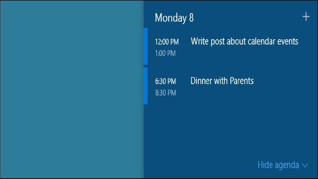 How To View And Add Calendar Events From The Windows 10 pertaining to Google Calendar Taskbar