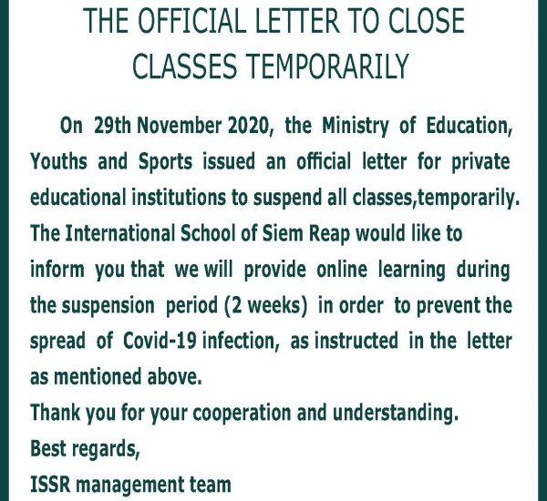International School Of Siem Reap  Issr throughout Issr School Calendar