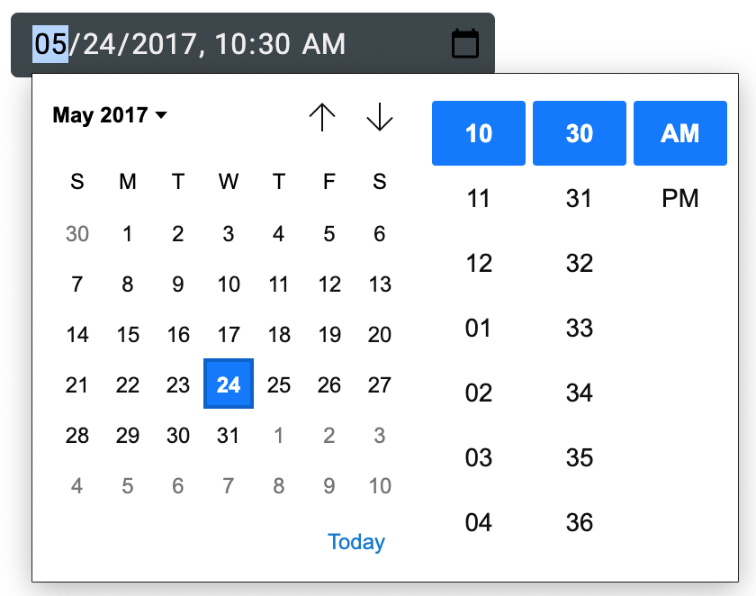 Javascript  Style Material Ui Inputbase With Date &amp; Time regarding Calendar Icon Material Ui