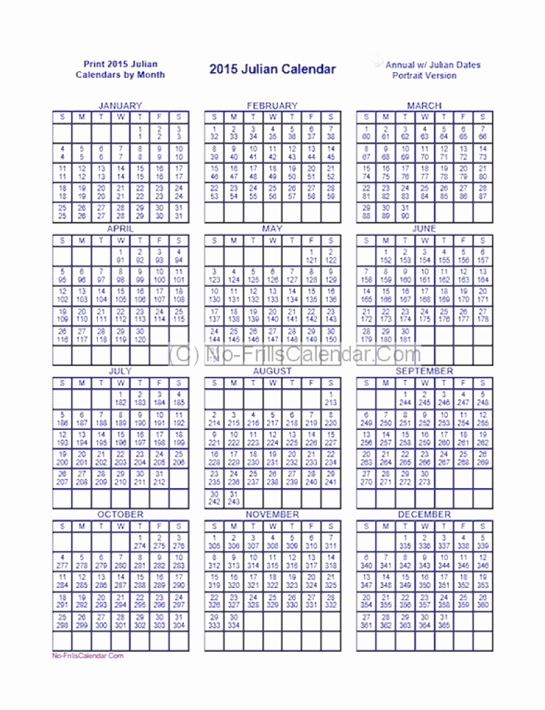 Julian Date Calendar Leap Year Pdf | Calendar For Planning in Julian Date Calendar Pdf