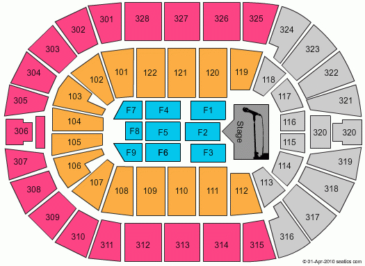 Justin Bieber Tulsa Tickets  2015 Justin Bieber Tickets pertaining to Bok Center Seating Chart With Numbers