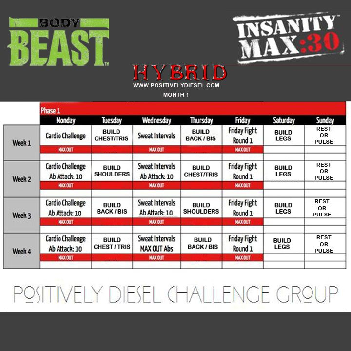 Max 30  Body Beast Hybrid | Positively Dieselwhere in Body Beast Insanity Max 30 Hybrid