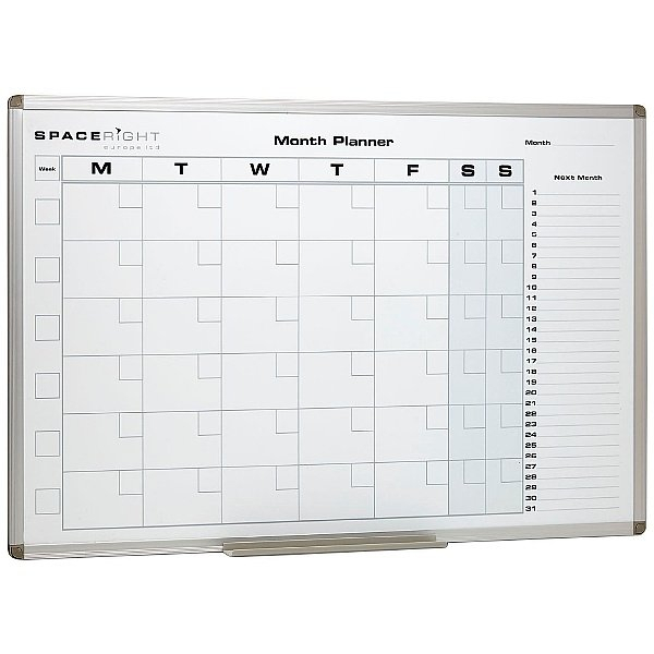 Monthly Planner Marked Magnetic Whiteboard | Specialist intended for Printed Planner Whiteboards