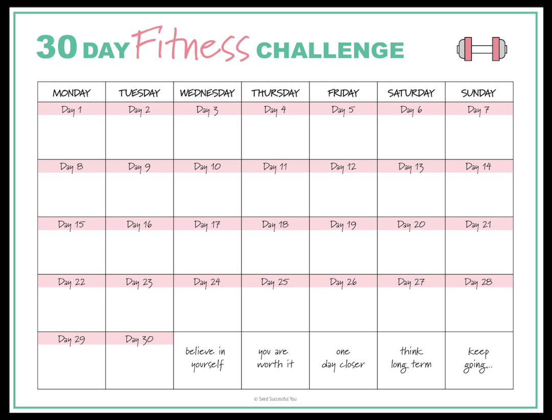 Most Current Pictures Fitness Planner Printable Thoughts in Most Goals In A Calendar Year