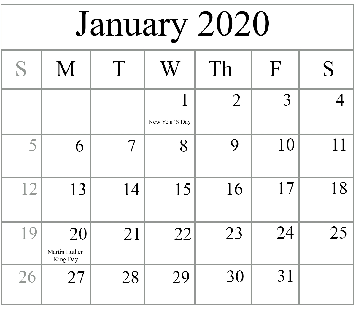 Printable Calendar 2020 That You Can Type In  Calendar inside Calendar I Can Type On