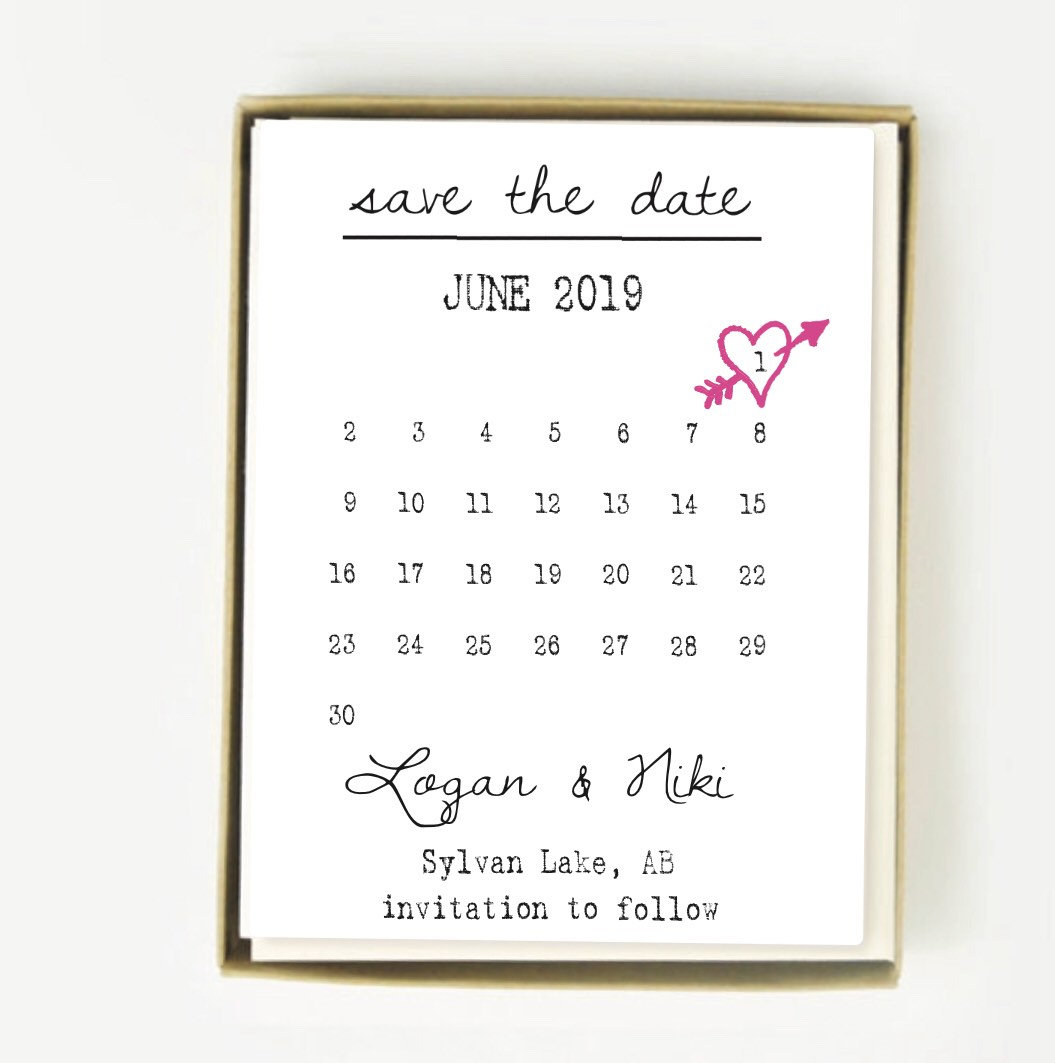 Printable Calendar Save The Date Template Heart Date Save in Please Save The Date In Your Calendar