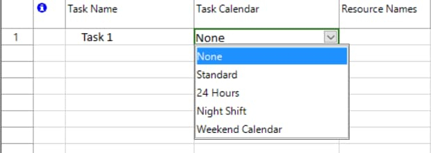 Set A Calendar To A Task  Project Plan 365 throughout Project 365 Calendar