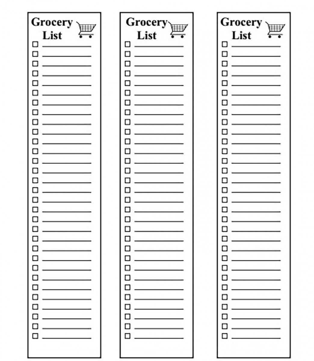 Shopping List Template And How To Make It Amazing To Read with regard to Blank Shopping List Template