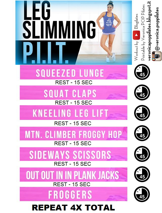 This Is A Printable Version Of The Blogilates Leg Slimming regarding Blogilates Thigh Challenge