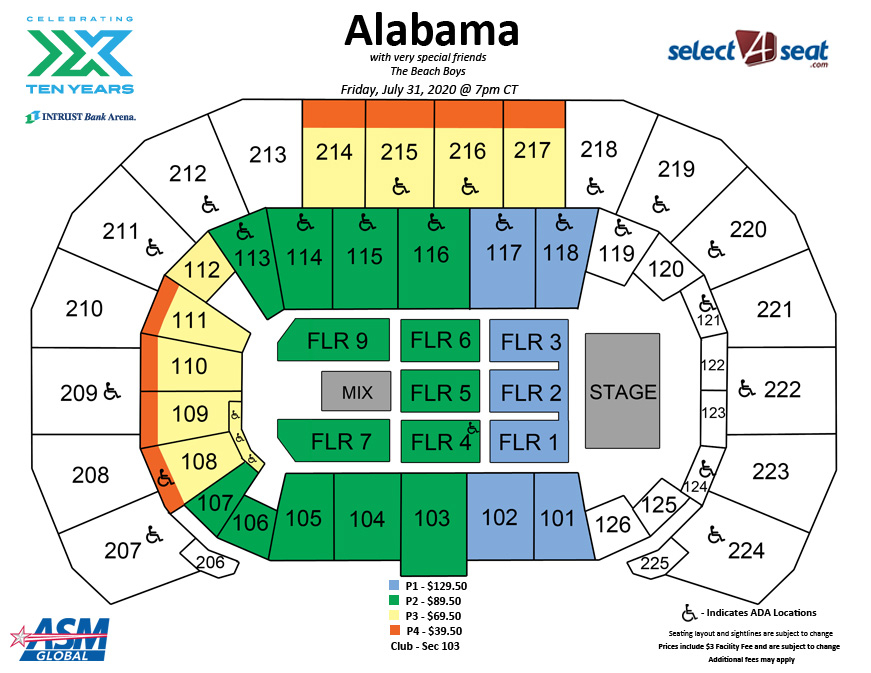 Us Bank Arena Seating Chart With Rows And Seat Numbers in Bok Center Seating Chart With Numbers