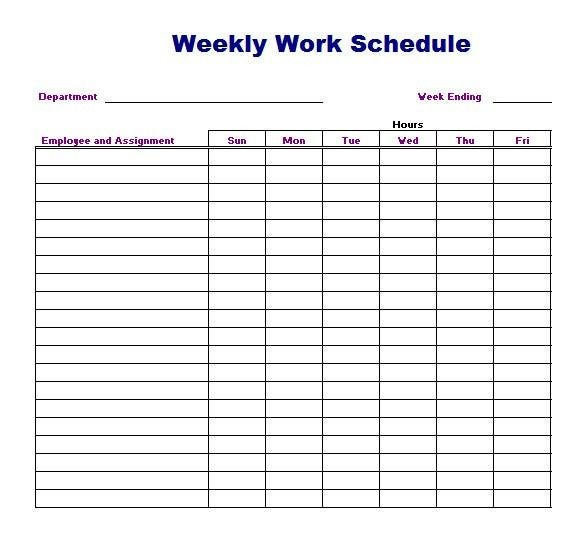 Weekly Schedule Template Download 2 Benefits Of Weekly within Weekly Class Schedule Template