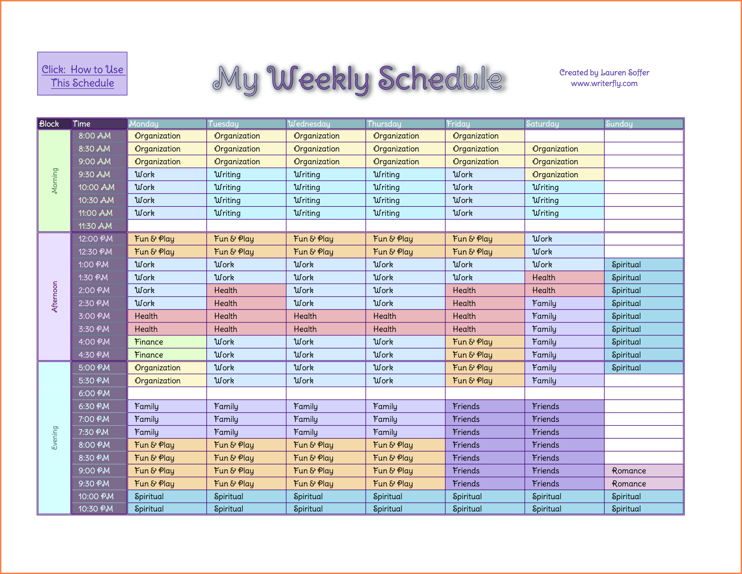 Weekly Schedule Template Excel  Task List Templates with Time And Action Calendar Excel