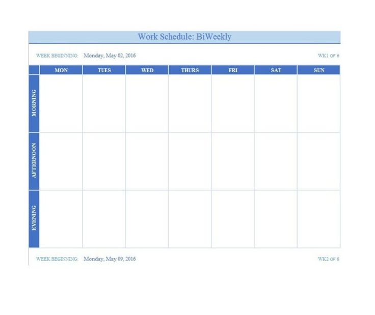 12 Free Weekly Schedule Templates (Ms Word And Ms Excel regarding 12 Week Planner Template