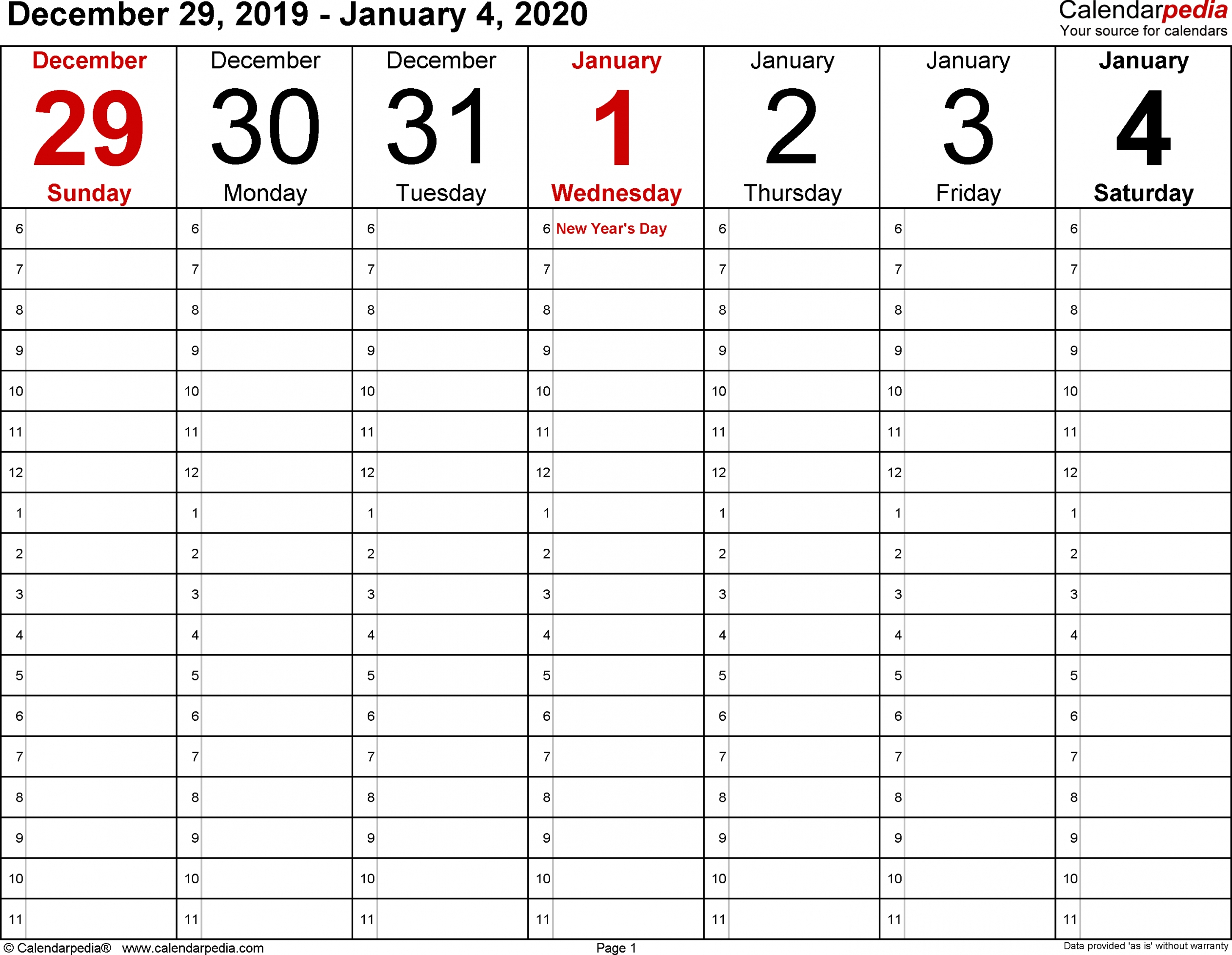 2 Week Blank Calendar 2020 Printable | Free Letter Templates in Blank 2 Week Calendar